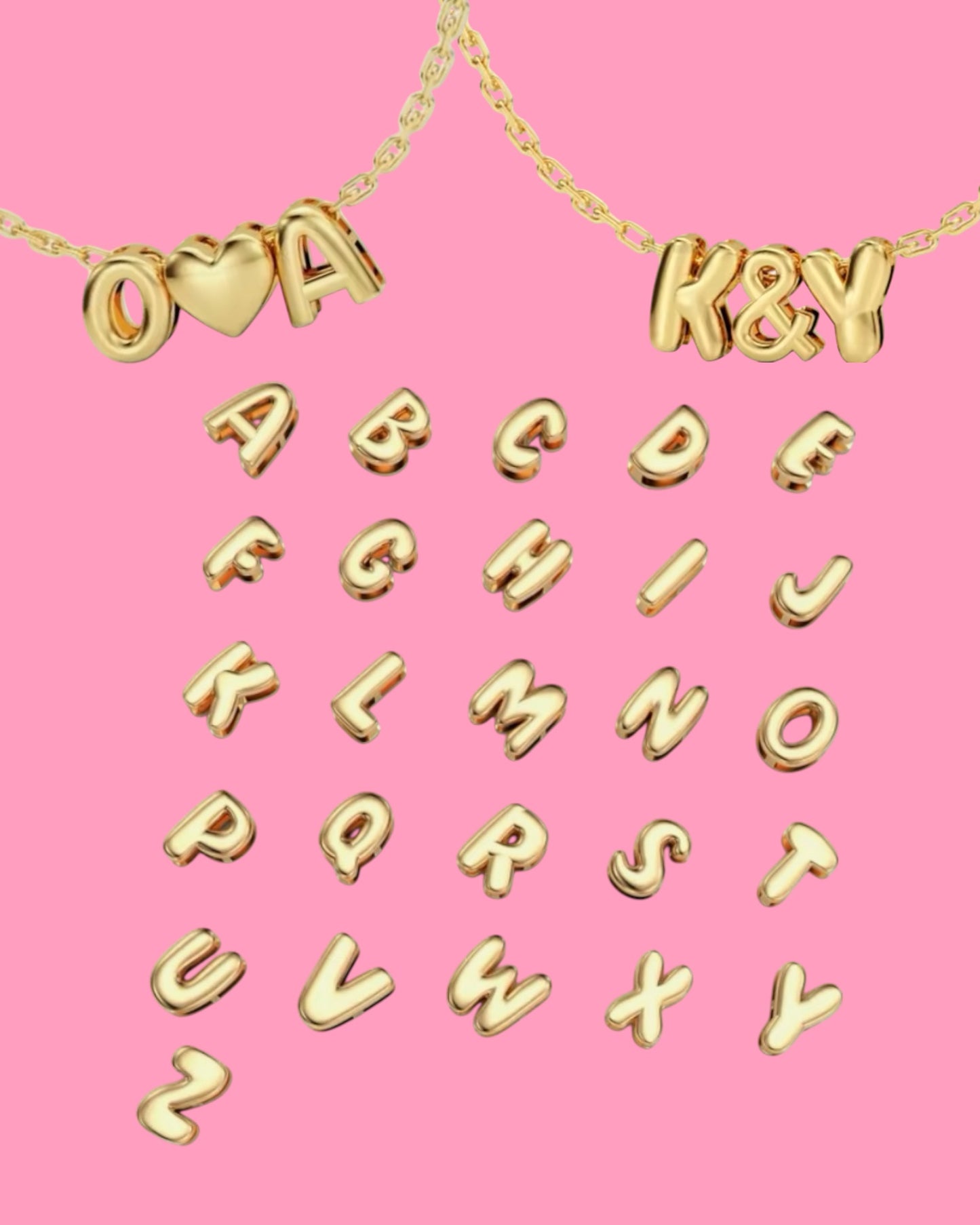 Letter ketting Olivia