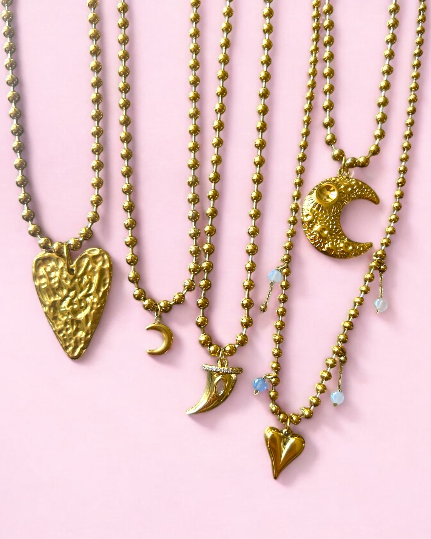 Ketting Beads Hart Groot