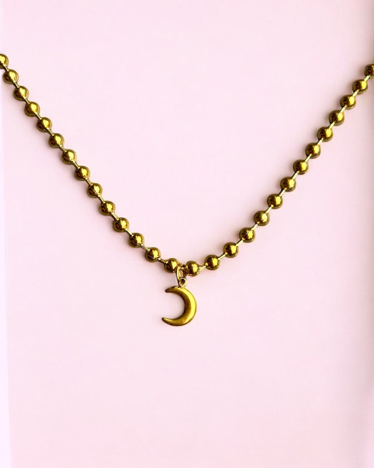 Ketting Beads Moon Klein