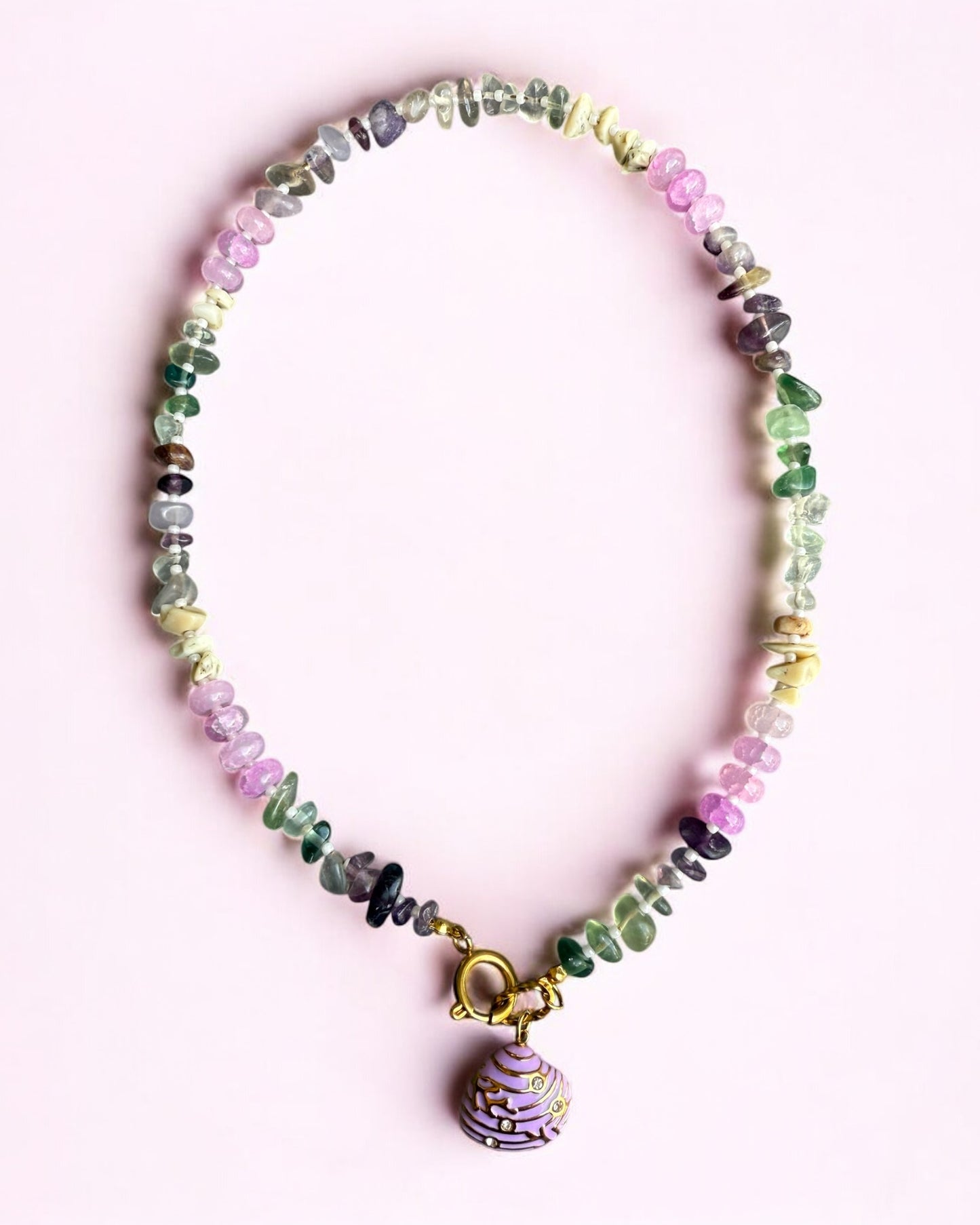 Kralen ketting met bedel summer 1