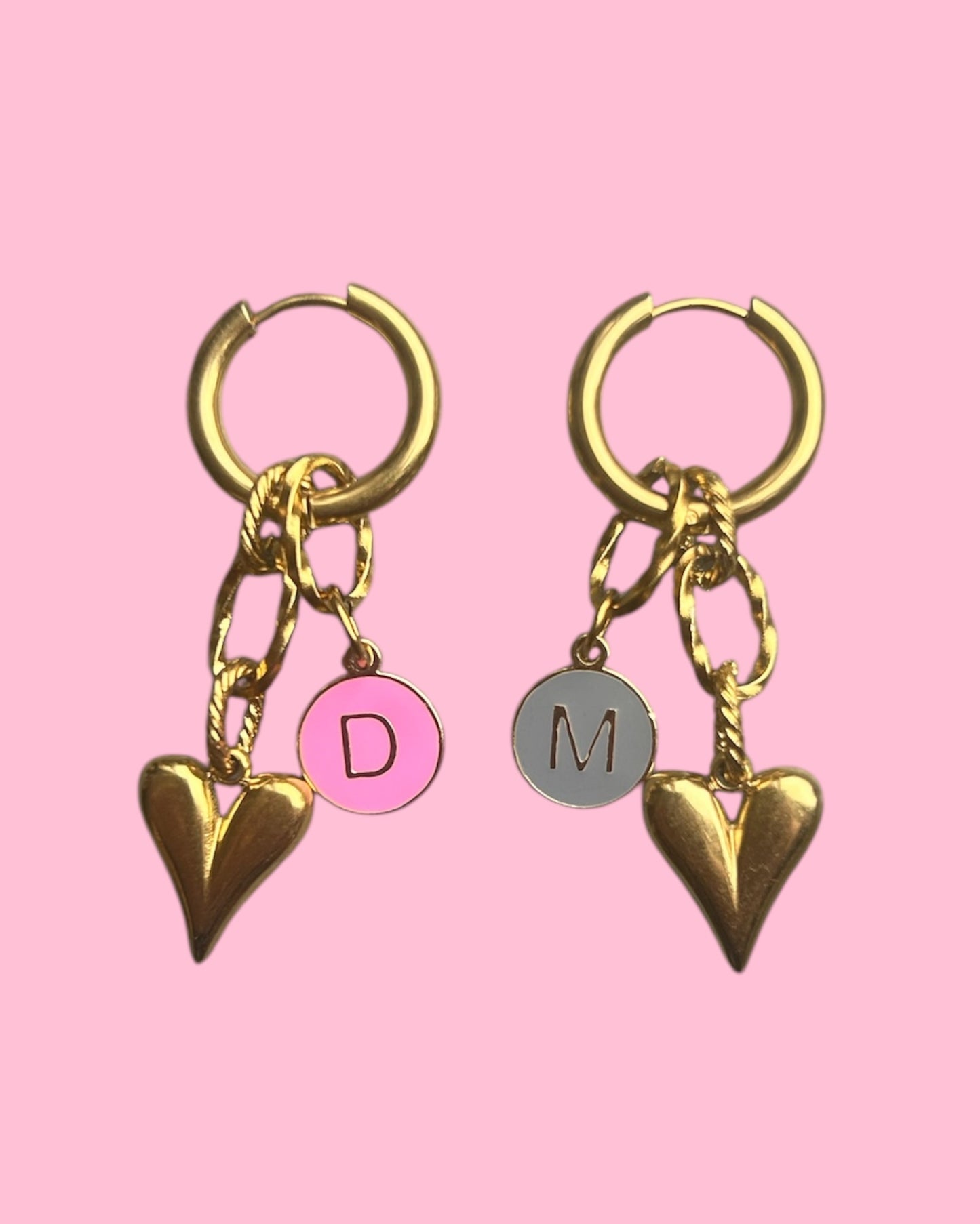 Little Coin hart oorbel