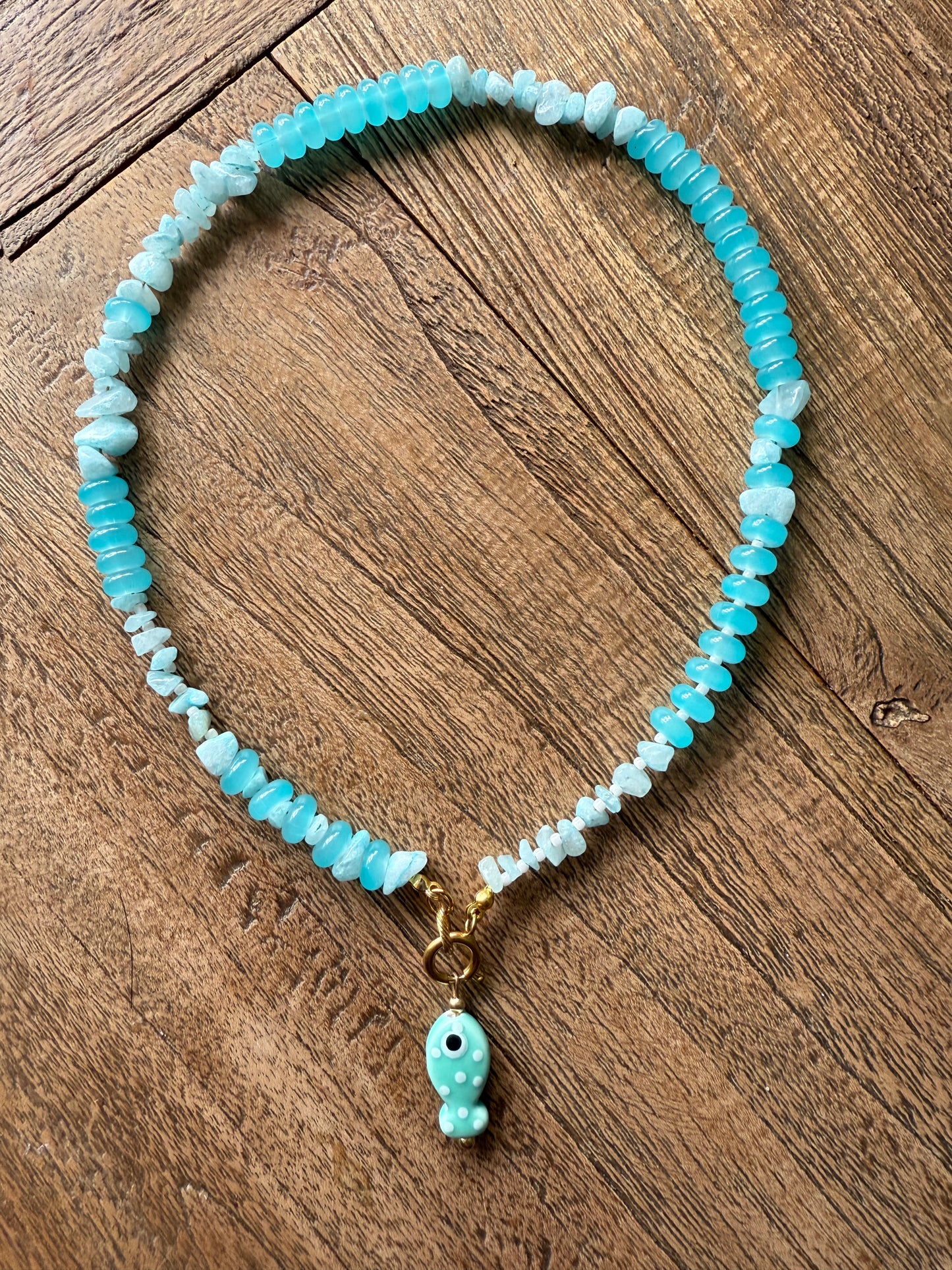 Kralen ketting met bedel summer 3