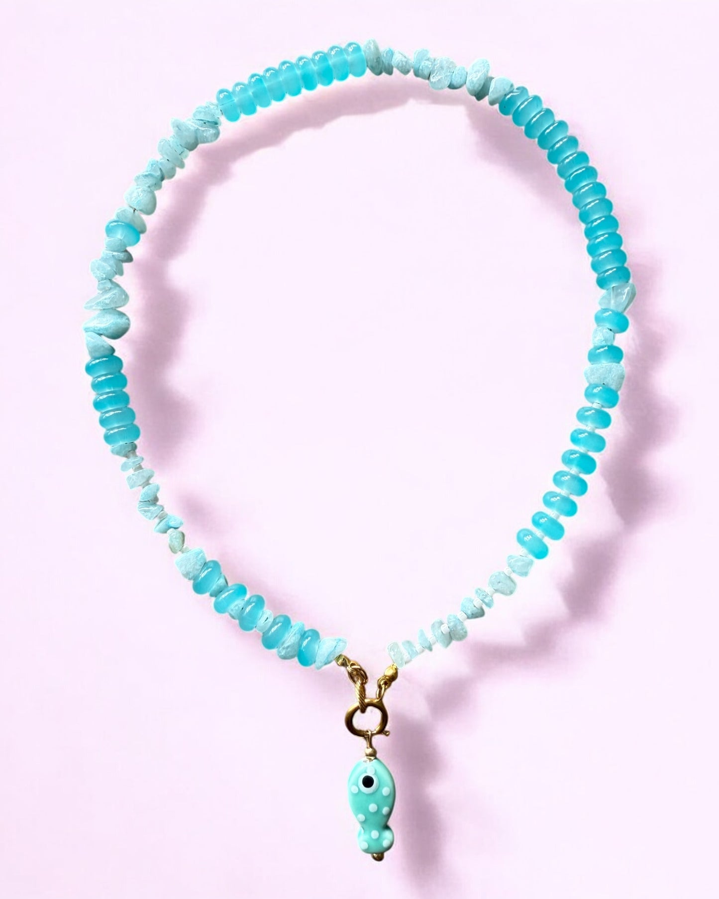 Kralen ketting met bedel summer 3