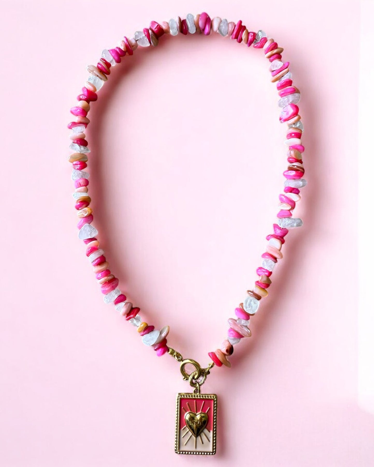 Kralen ketting met bedel summer 5