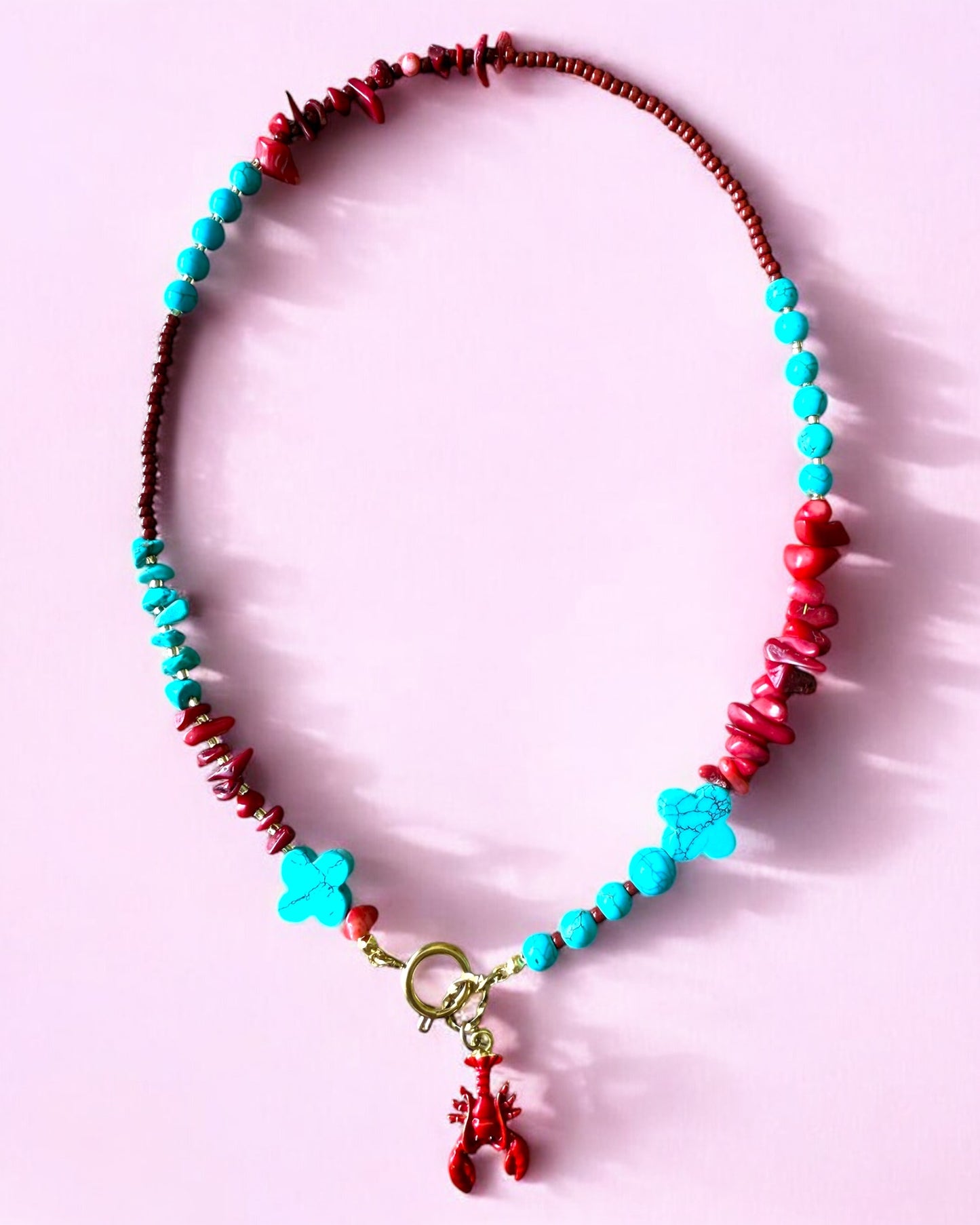 Kralen ketting met bedel summer 6