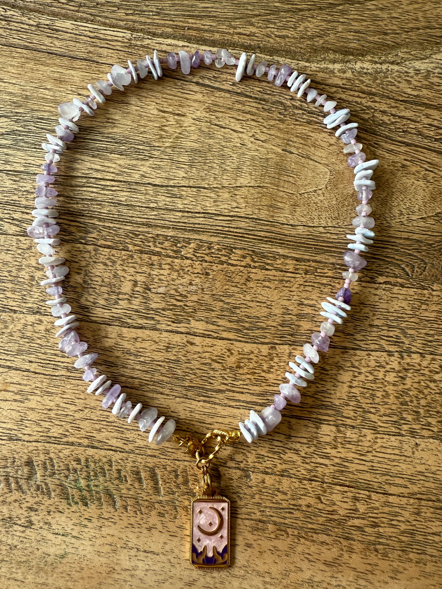 Kralen ketting met bedel summer 7