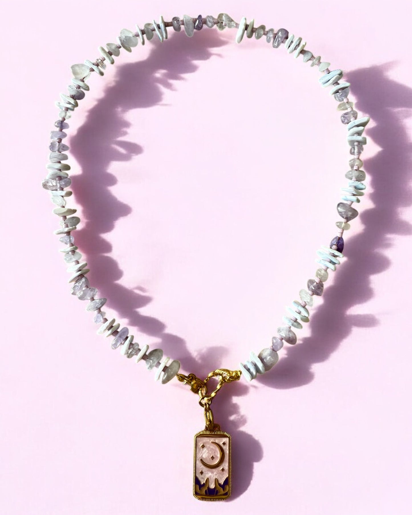 Kralen ketting met bedel summer 7