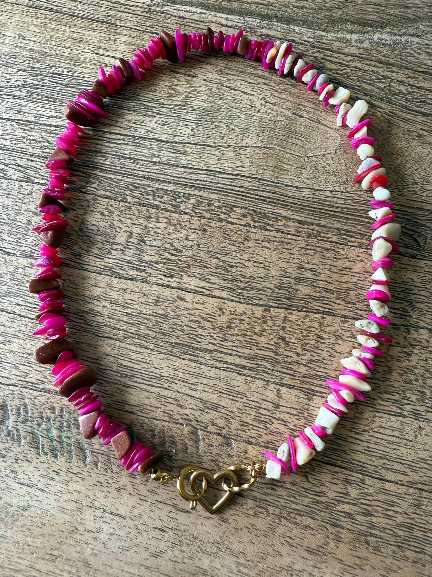 Kralen ketting met bedel summer 9
