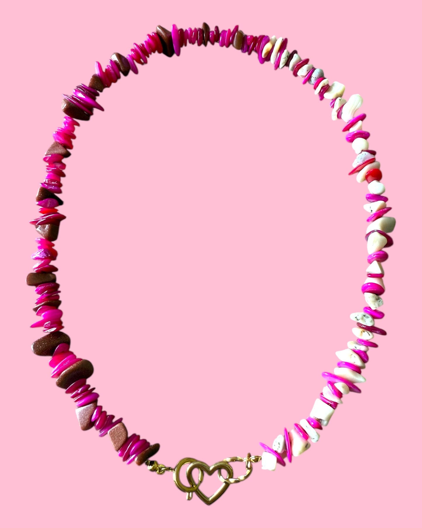 Kralen ketting met bedel summer 9