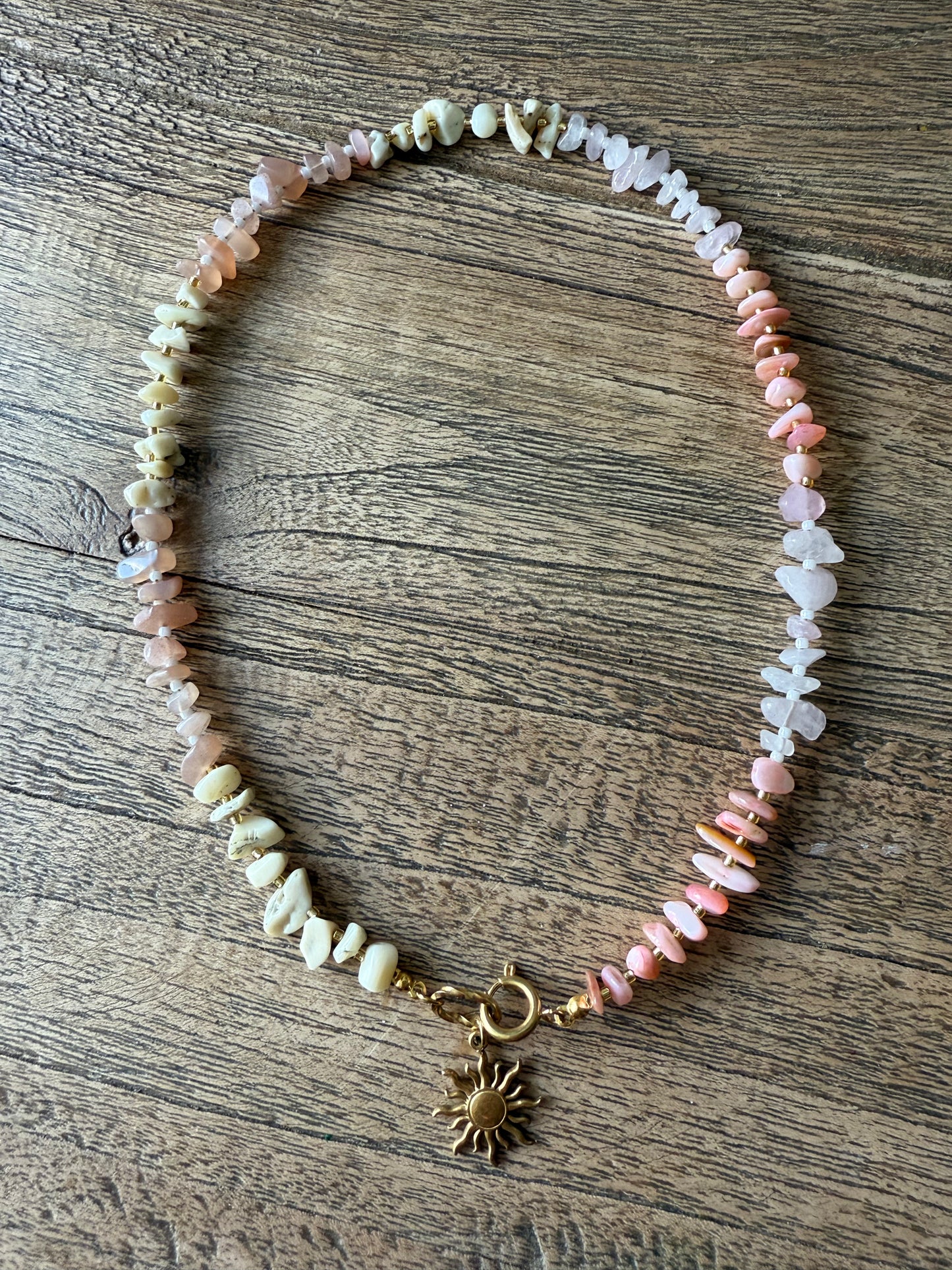 Kralen ketting met bedel summer 10