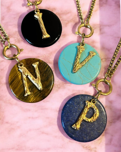 GEMSTONE Initiaal Ketting