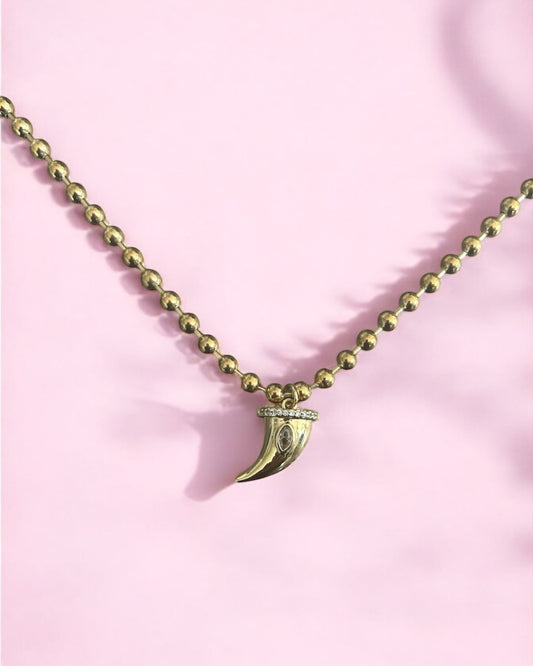 Ketting Beads haaientand