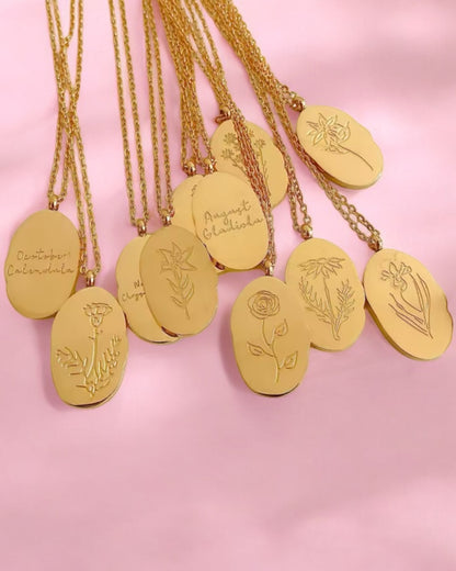 Birth Flower Ketting