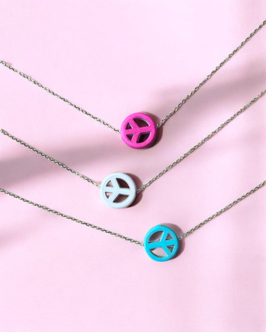 Ketting Minimalist Peace wit
