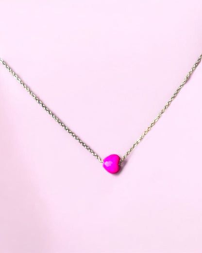 Ketting Minimalist Hartje Roze