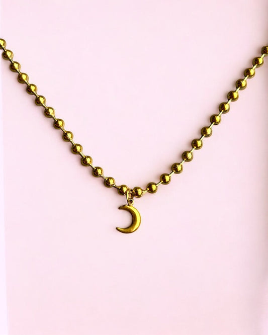 Ketting Beads Moon Klein