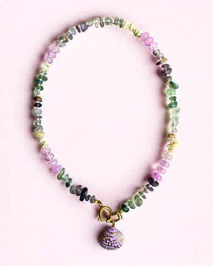 Kralen ketting met bedel summer 1
