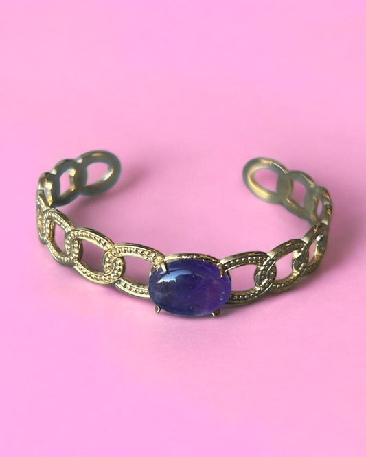 Bangle Stone paars