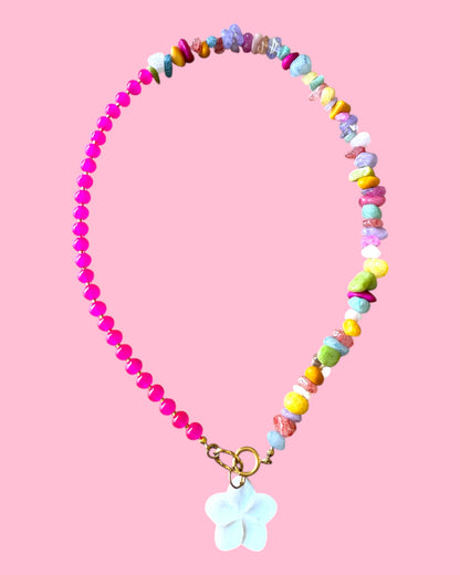 Kralen ketting met bedel summer 8