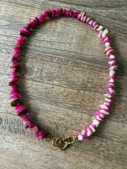 Kralen ketting met bedel summer 9